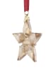 Swarovski Kristallstern in Beige/ Rot