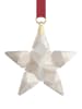 Swarovski Kristallstern in Beige/ Rot