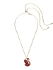Swarovski Vergold. Halskette mit Anhänger - (L)40 cm