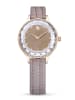 Swarovski Zegarek kwarcowy w kolorze różowozłoto-szaro-jasnobrązowym