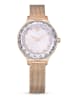 Swarovski Kwartshorloge roségoudkleurig/wit