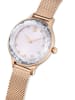 Swarovski Kwartshorloge roségoudkleurig/wit