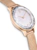 Swarovski Kwartshorloge roségoudkleurig/wit