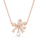 Swarovski Rosévergold. Halskette mit Schmuckelement - (L)38 cm