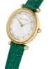 Swarovski Kwartshorloge groen/goudkleurig/wit
