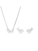 Swarovski 2tlg. Schmuckset: Halskette und Ohrstecker
