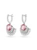 Swarovski Ohrringe mit Edelsteinen und Kristallen