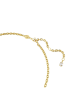 Swarovski Vergold. Halskette mit Schmuckelementen - (L)34 cm