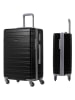 Travel World 4tlg. Hardcase-Trolleyset in Schwarz