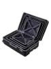 Travel World 4tlg. Hardcase-Trolleyset in Schwarz