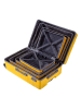 Travel World 4tlg. Hardcase-Trolleyset in Gelb