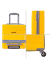 Travel World 4tlg. Hardcase-Trolleyset in Gelb