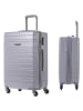 Travel World 4tlg. Hardcase-Trolleyset in Grau