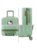 Hello Kitty 3tlg. Hardcase-Trolleyset in Grün/ Weiß