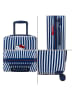 Hello Kitty 3-delige hardcase-trolleyset donkerblauw/wit