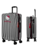 Hello Kitty 3tlg. Hardcase-Trolleyset in Schwarz/ Weiß