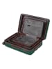 Pierre Cardin 3tlg. Hardcase-Trolleyset in Grün