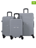 Rafale 3tlg. Hardcase-Trolleyset in Grau