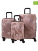 Rafale 3tlg. Hardcase-Trolleyset in Hellbraun
