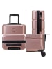 Pierre Cardin 2tlg. Hardcase-Trolleyset in Hellbraun
