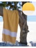 Towel to Go Hamamtuch "Balik" in Gelb/ Weiß - (L)180 x (B)100 cm