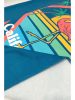 Samimi Strandlaken "California Flamingo" blauw/lichtroze - (L)150 x (B)75 cm