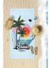 Samimi Strandtuch "Endless Summer" in Hellblau/ Rot/ Grün - (L)150 x (B)75 cm