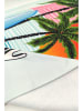 Samimi Strandtuch "Endless Summer" in Hellblau/ Rot/ Grün - (L)150 x (B)75 cm