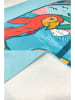 Samimi Strandlaken "Paradise Beach" lichtblauw/rood - (L)150 x (B)75 cm