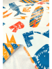 Samimi Strandtuch "Sark Summer" in Creme/ Blau/ Orange - (L)150 x (B)75 cm