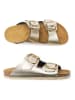 Mandel Slippers goudkleurig