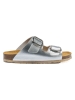 Mandel Slippers zilverkleurig
