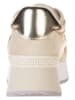 Liu Jo Leren sneakers "Dreamy" beige/groen/goudkleurig