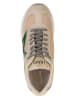 Liu Jo Leder-Sneakers "Dreamy" in Beige/ Grün/ Gold