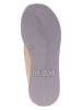 Liu Jo Leder-Sneakers "Dreamy" in Beige/ Grün/ Gold