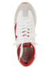 Liu Jo Leder-Sneakers "Dreamy" in Weiß/ Rot