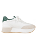 Liu Jo Leren sneakers "Dreamy" wit/groen