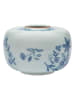 Rörstrand Vaas "Ostindia" blauw/lichtblauw - (H)9 x  Ø 13 cm