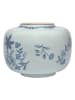 Rörstrand Vaas "Ostindia" blauw/lichtblauw - (H)17 x  Ø 22 cm