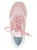 New Balance Leder-Sneakers in Rosa