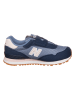 New Balance Leder-Sneakers "515" in Dunkelblau/ Hellblau