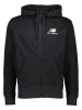 New Balance Sweatjacke "Essentials" in Schwarz