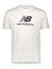 New Balance Shirt "Essentials" in Weiß