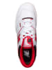 New Balance Leder-Sneakers "550" in Weiß/ Rot
