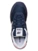 New Balance Leder-Sneakers "515" in Dunkelblau/ Rosa