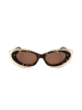 Kendall + Kylie Damen-Sonnenbrille in Braun/ Hellbraun