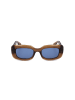 Lanvin Dameszonnebril lichtbruin/blauw