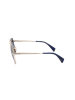 Lanvin Okulary przeciwsłoneczne unisex w kolorze złoto-granatowym