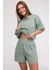 Be Wear Sweatshort mintgroen