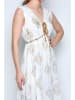 Tarifa Jurk wit/goudkleurig